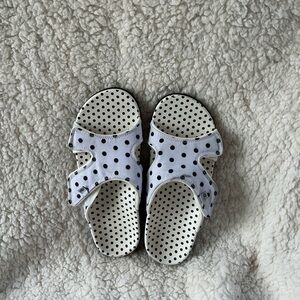 Polka Dot Spenco orthotic slide